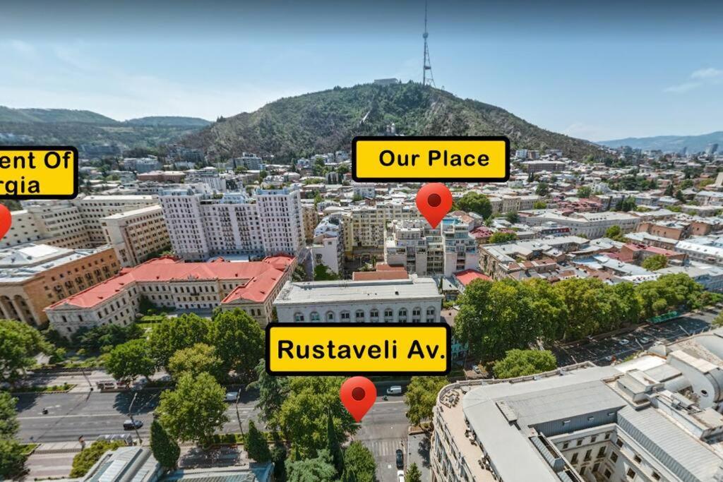 City Center 2Bdr Apartment Near Rustaveli Av. Tbilisi Exteriör bild